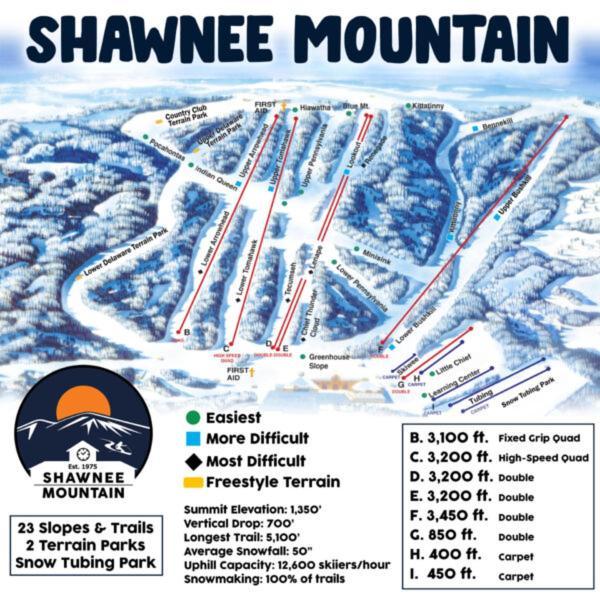 东斯特劳兹堡Pocono Shawnee Mountain Townhouse别墅 外观 照片